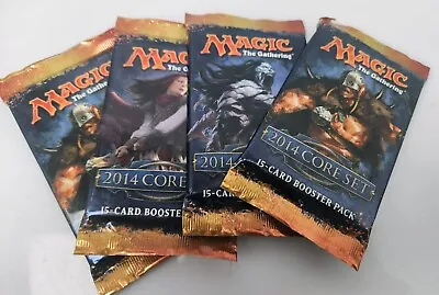 (4) Magic The Gathering 2014 Core Set (M14) Booster Packs Lot Sealed • $34.95