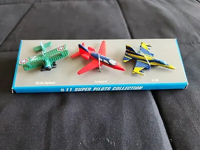 Galoob Micro Machines Plane Set - #11 Super Pilots Collection - New On Tray • $24.99