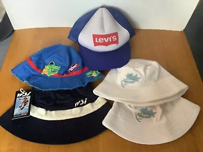 Collection Of Bucket Hats & 1 Levi Cap • £5