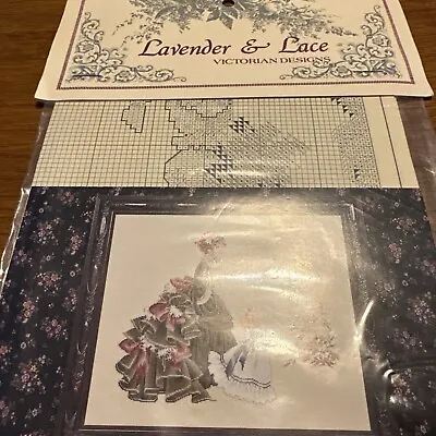 Lavender & Lace Marilyn Leavitt Imblum Cross Stitch Chart Little Wings • £6.50