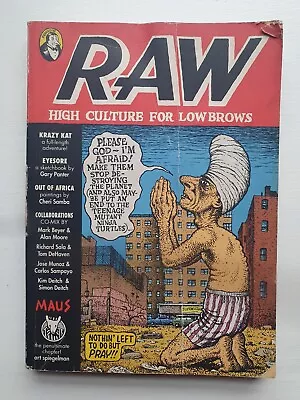 RAW COMMIC HIGH CULTURE FOR LOW BROWS 3 VOL 2  1ST Print 1991 SPIEGELMAN/R.CRUMB • £16.98