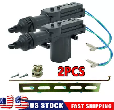 2PCS Universal 2 Wires 12V Car Auto Motor Heavy Duty Power Door Lock Actuator US • $9.55