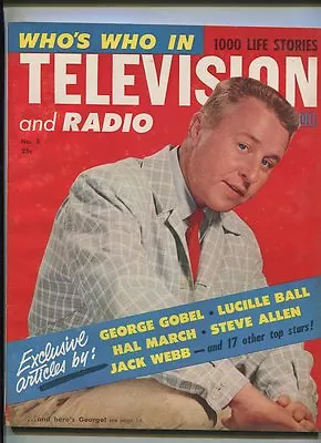 Whos Who 1956 No. 5  George Gobel Lucille Ball Steve Allen Jack Webb  MBX41 • $19.99