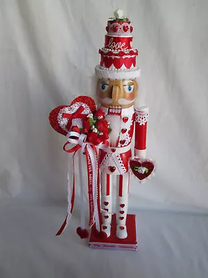 15   Handcrafted Valentines Day Nutcracker Cake Hat W/ Lace Pearls & Hearts #5 • $49.99