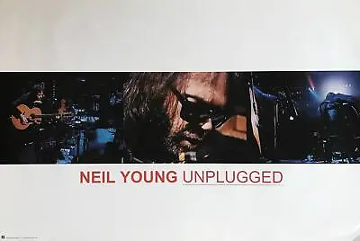 $31.45 • Buy Neil Young Unplugged 1993 Original Promo Poster 24 X 36