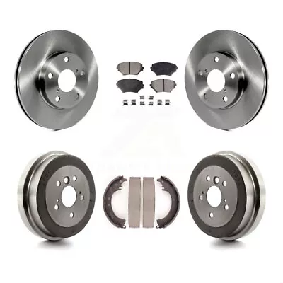 For 2001-2002 Toyota RAV4 GAS Engine Front Rear Brake Rotor Ceramic Pad Drum Kit • $157.93