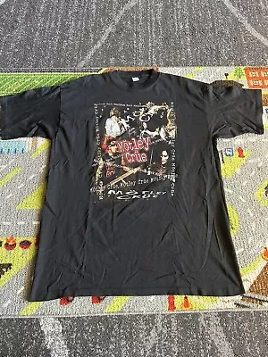 Vintage Motley Crue 1999 Metal Band Music 90s Black Shirt Xl READ • $16.20