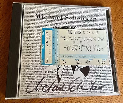 Michael Schenker (UFO) – Thank You (1993 ) Autographed - FREE SHIPPING • $16.95