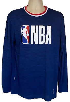 NBA Warm Up Shirt Long Sleeve Basketball Shirt Men's Size Large • $14.99