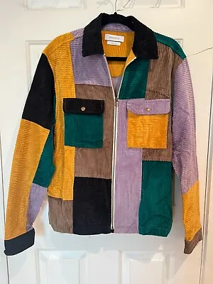 Urban Outfitters Color Block Patchwork Corduroy JACKET  - MENS Small • $32