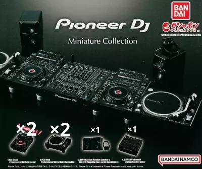 Pioneer DJ Miniature Collection Complete Set Of 6 Capsule Toys CDJ-3000 DJM-A9 • $56.95