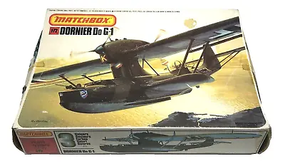 VINTAGE Matchbox Dornier Do G-1 Floatplane 1:72 Kit #PK-409 • $22.99