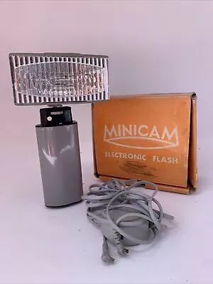 Vintage MiniCam Electronic Flash Mi-Sun Flash AC Adapter Battery Case - UNTESTED • $9.99