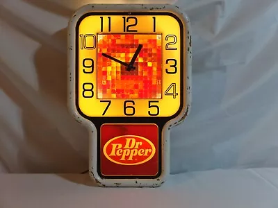 Vintage 1960's Dr. Pepper Animated/Motion Clock Project- Complete-Works(?) • $52