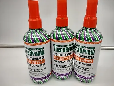 $19.95 • Buy 3- TheraBreath IMMUNITY SUPPORT ORAL SPRAY SUPPLEMENT 10 Fl Oz Exp 12/2023