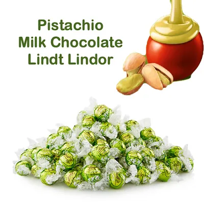 Lindt Lindor PISTACHIO MILK CHOCOLATE TRUFFLES - IMPORTED Not Available In Shops • £13.99