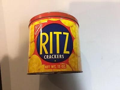 1971 Vintage Ritz Crackers 13 Ounce Tin Very Nice Display Piece • $9.95