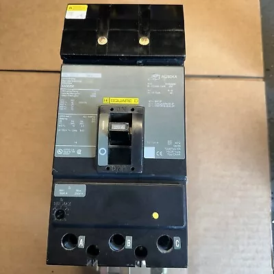 Square D I-line Circuit Breaker Ka36200 200 Amp 600 Vac 3-pole New Surplus • $1350