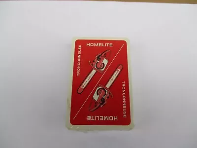 Vintage Homelite Chainsaw Playing Cards   Sealed Pack • £9.99