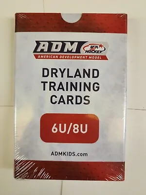 ADM USA Hockey Dryland Training Cards 6U / 8U Youth Kids - BRAND NEW  SEALED • $10.88