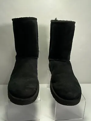UGG Australia Classic Short Women's Boot Black UGG SN 1016223 Size US 8 • $24