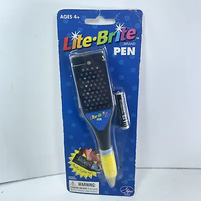 Lite Brite Pen 2001 Hasbro Vintage Ball Point Mini Toy Rare Lights Up • $14.89