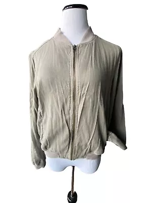Mossimo Supply Co. Women’s Green Bomber Look Lightweight Jacket Size XL Green • $10.12