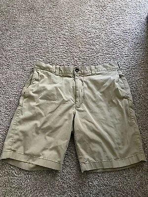 J.Crew Mens Brown Mid Rise Chino Shorts Size 33 • $6