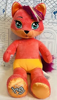 Build A Bear Honey Girls Misha Plush Rock Star Doll Blue Toy Cat Stuffed Animal • $27.99
