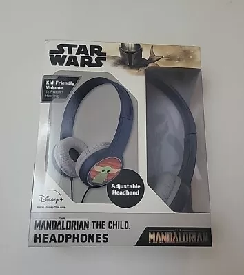 Mandalorian The Child Baby Yoda Kid Friendly Headphones Star Wars Disney S1 • $11