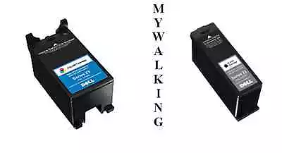 $23.13 • Buy New 2 X Dell Cartridges X752n Colour & X751n Black V515w Series 23