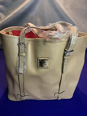 Dooney And Bourke Women’s Handbag Tan Leather Tot Purse Brand New • $125