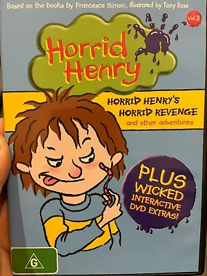 Horrid Henry Volume 2 - Horrid Revenge Region 4 DVD (animated Kids Tv Series) • £24.76