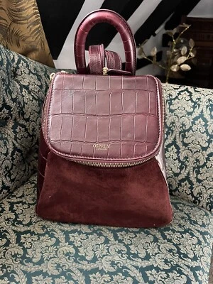 £35 • Buy OSPREY  Croc Leather /Suede Backpack Inner Pocket Zip