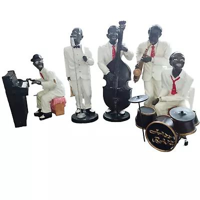 Vintage Jazz Band Retro Figurines Afro-American Jazz Job Lot (Has Damage) • £9.99