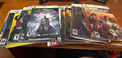 Microsoft Xbox 360 Video Game Manuals Only $1.48-2.98 You Choose Fast Ship • $1.34