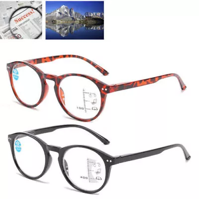 Varifocal Glasses Reading Glasses +1.0 1.5 2.0 2.5 3 Anti-blue Light Multifocal • £6.39