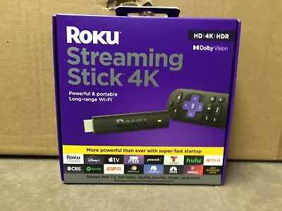 Roku Streaming Stick 4K 3820R2 HDR Media Streamer  * BRAND NEW!!! • $24.50