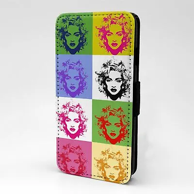 £12.45 • Buy Phone Cover Flip Case Madonna Pop Art Print - A147