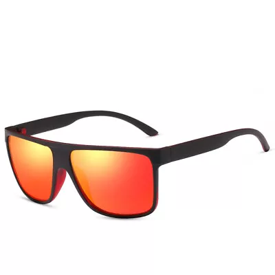 Square Polarized Sunglasses For Men Women Sport Driving Outdoor Sunglasses UV400 • $9.19