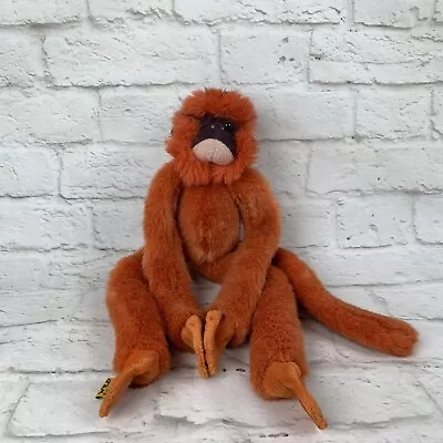 K&M International ORANGE Long Legged MONKEY 17  Hanging Plush STUFFED ANIMAL Toy • $17.95