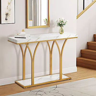 Modern Narrow Sofa Side Accent Table W/ Led Light End Table F/ Entry Way Hallway • $71.99