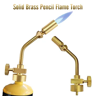Brass Pencil Flame Torch Head Kit Propane For Gas Welding Torch MAPP MAP Pro • $12.59