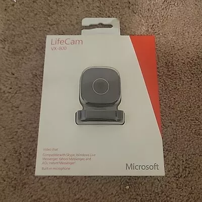 Lifecam VX-800 Microsoft USB 2.0 With Microphone NEW • $7.16