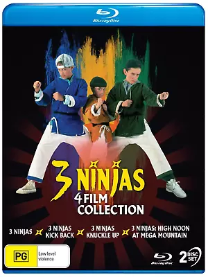 3 Ninjas : 4-Film Collection (Blu-Ray) Brand New / SEALED - Region B • $42.99