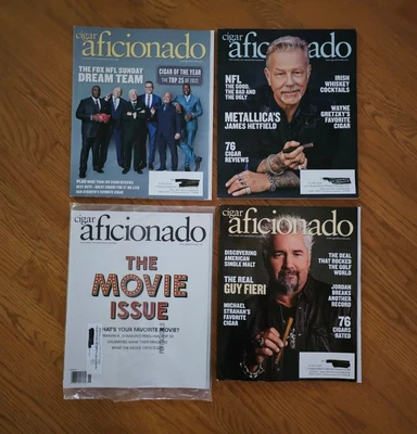 $12.99 • Buy NEW UNREAD Lot Of 4 Cigar Aficionado Magazines  Jan/February - July/August 2023