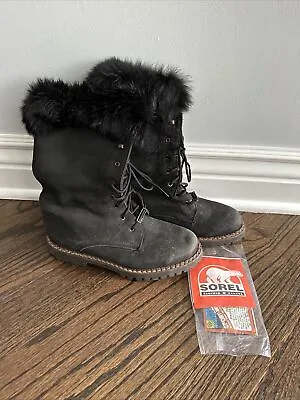 Vintage Sorel “savior” Black Women’s Size 7 Boots  • $18