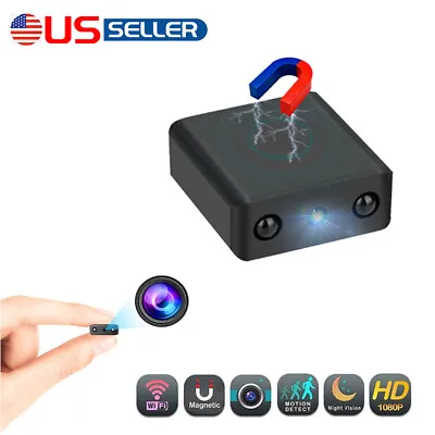 Mini Spy Camera WiFi HD 1080P Hidden Night Vision Camcorder Home Security Cam US • $17.99