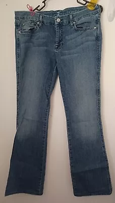 7 FOR ALL MANKIND Jeans Women's 31  A  Pocket Flared Denim Pants Bootcut  • $15.30