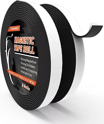Magnetic Tape Roll 32ft 2 Rolls Flexible Magnet Strips With 16 Feet-2 Rolls  • $9.25